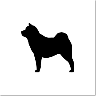 Smooth Chow Chow Silhouette Posters and Art